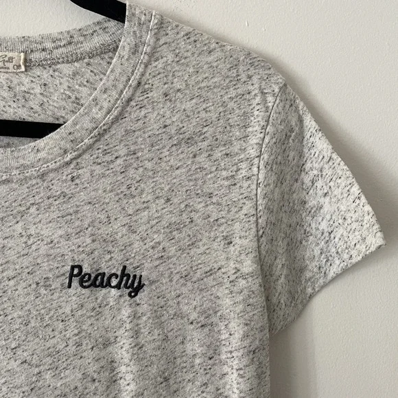 John Galt Graphic Top Bundle One Size Gray Cotton Basic Minimalist Y2K 84 Peachy - Picture 4 of 10